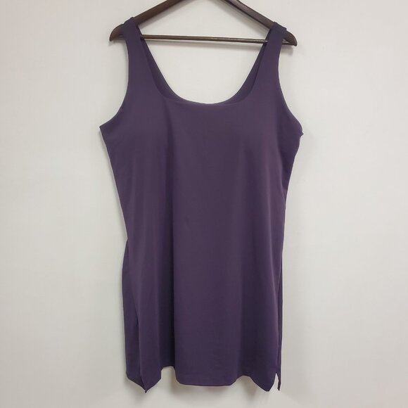 Old Navy Womens Powersoft Romper Athletic Dress Size XXL Purple Workout Gym NWT - Picture 1 of 12